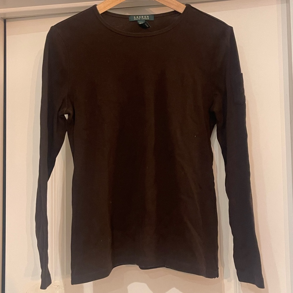Ralph Lauren Dark Brown Top